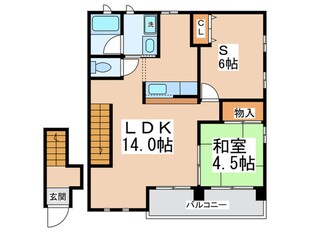 コウジィコート　Ⅰ番館の物件間取画像